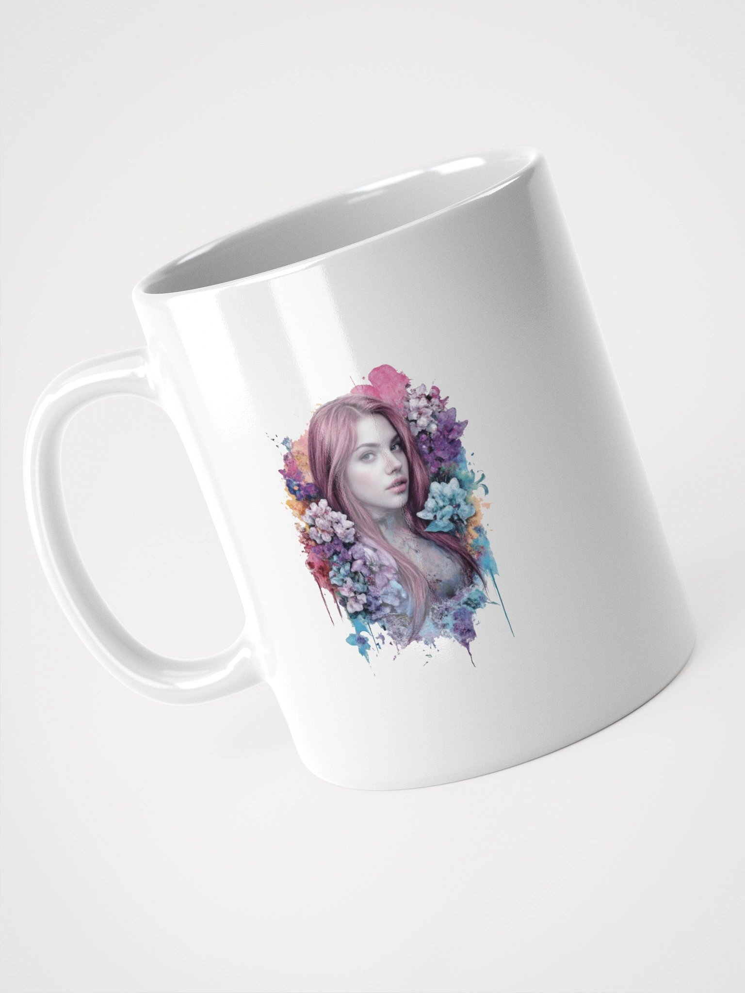 Floral Connection White Glossy Mug product image (11)