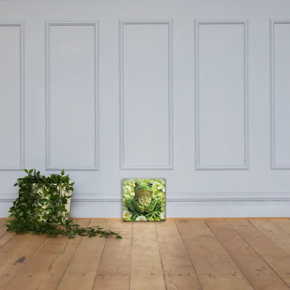 Green Flower Frog Wall Art product image (5)