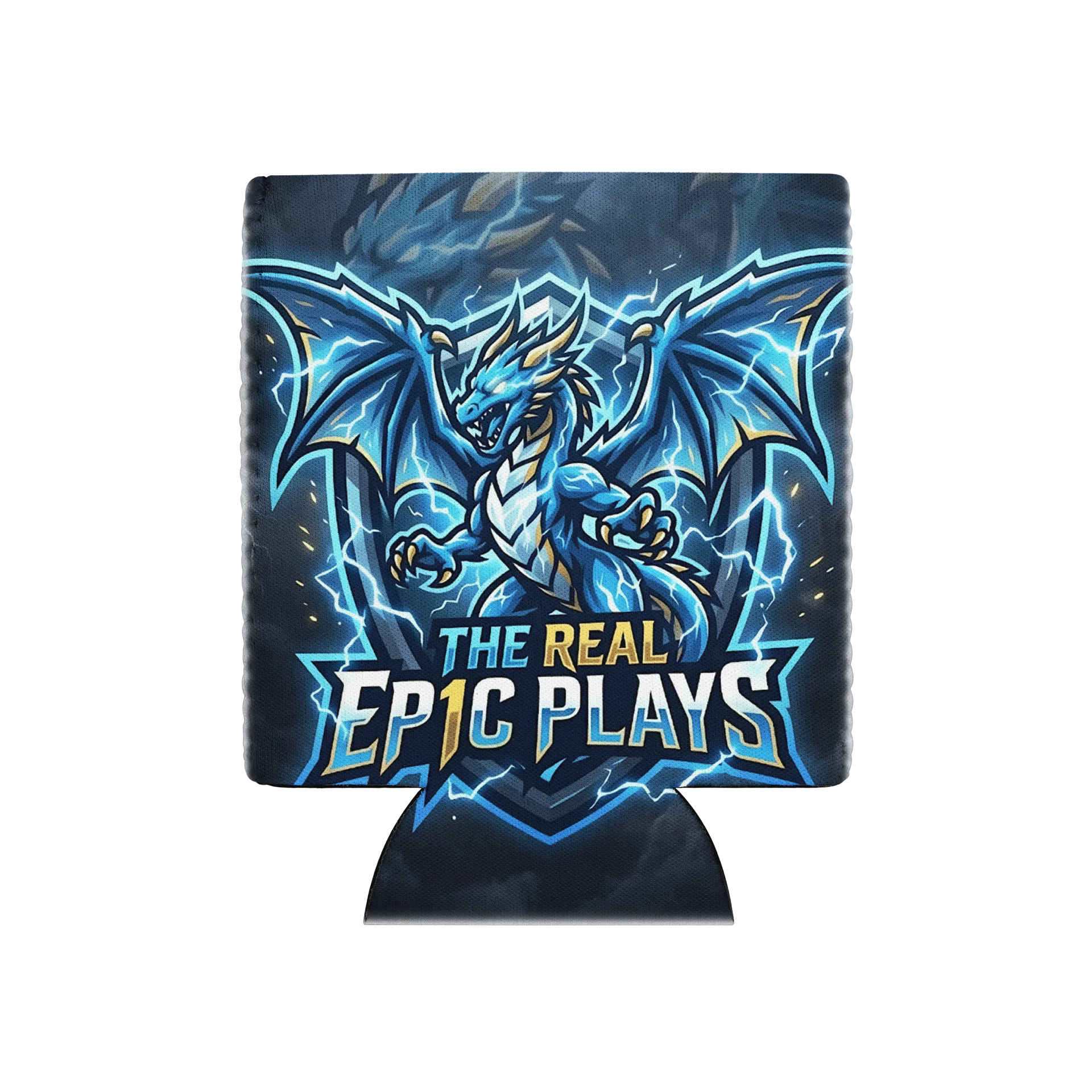 The Real Ep1c Plays “Thunder Dragon” Can Koozie product image (1)