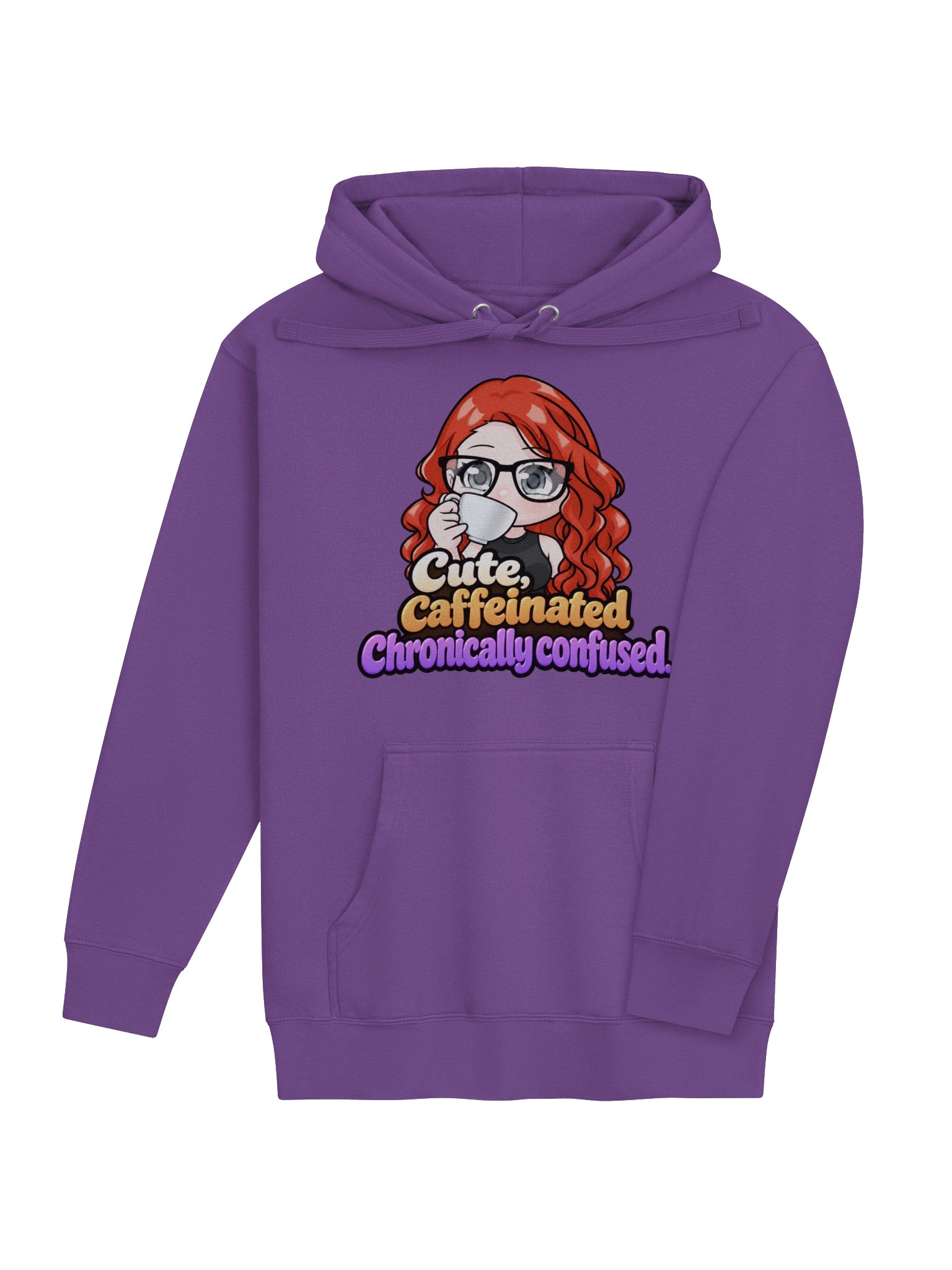 Cute, Caffeinated, and Chronically Confused Hoodie product image (52)