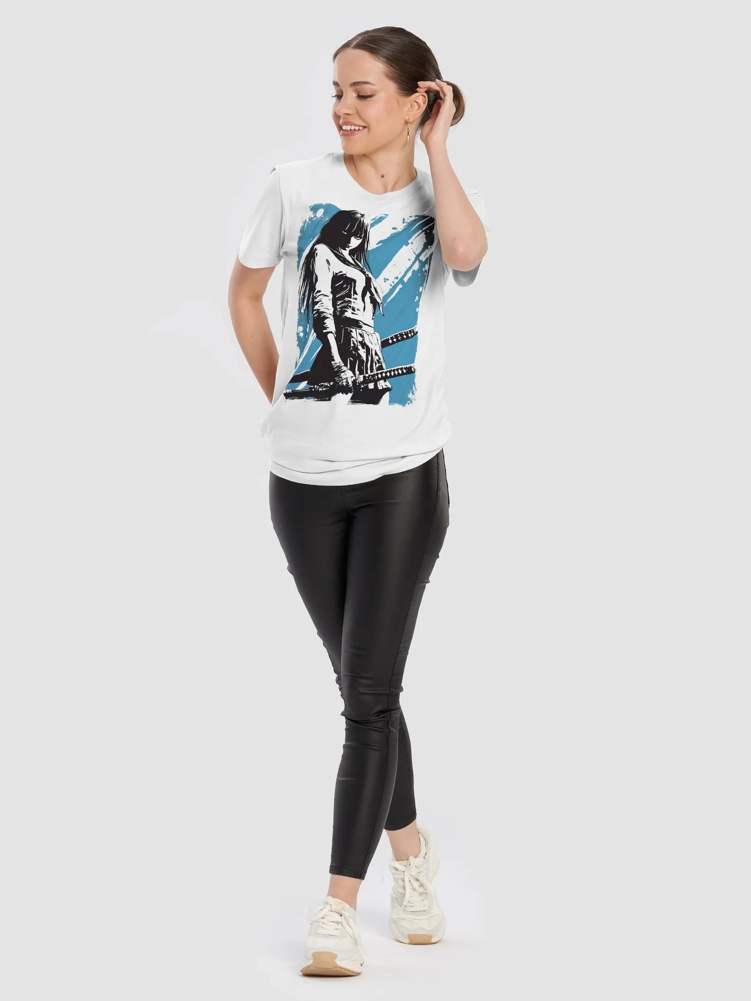 Samurai School Girl Premium Soft Tee product image (7)