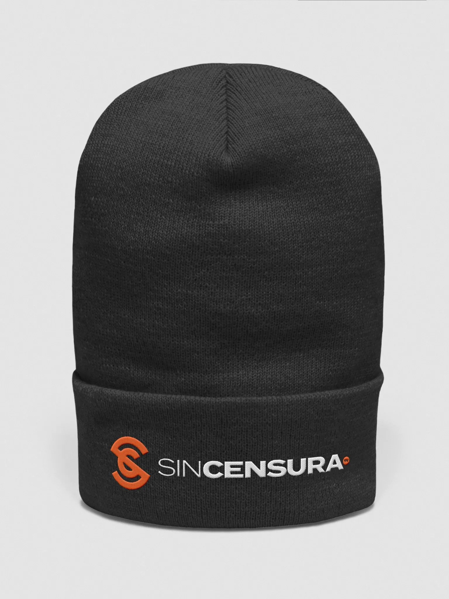 Gorra Beanie Sin Censura TV. Negro product image (1)