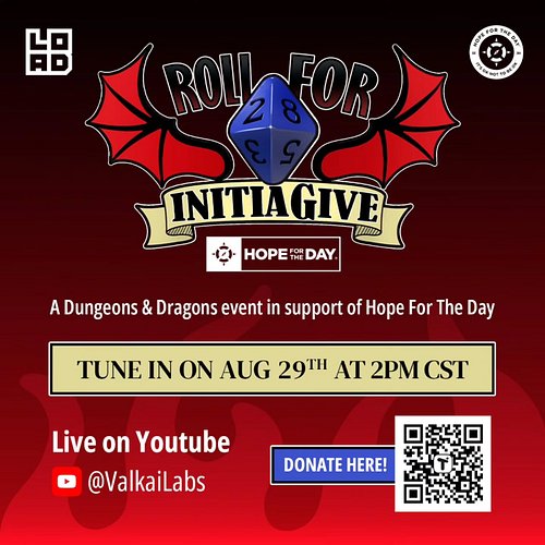 Tune in this Saturday as @jessejerdak, @persephiroth, @catieosaurus, @jovan_bradley, and I play DnD to raise money for @hopef...
