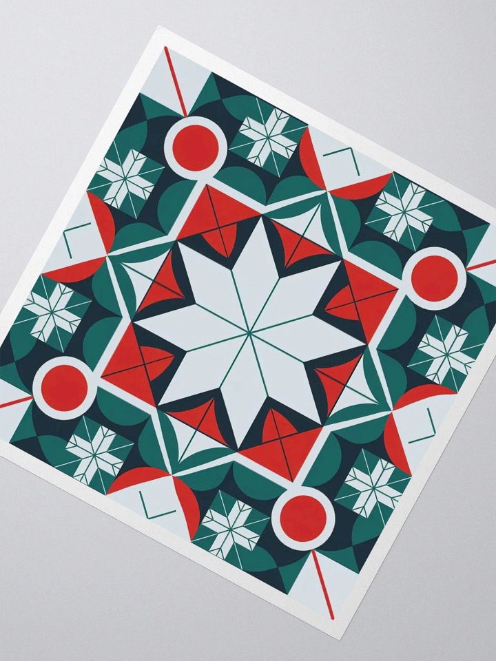 Kaleidoscope patterned Kiss Cut Stickers product image (7)