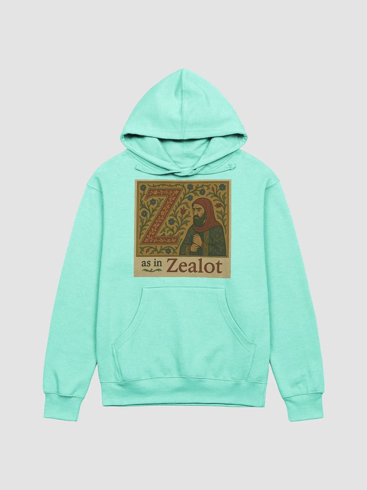 Z as in zealot 2 midweight hoodie by dark alphabet product image (1)