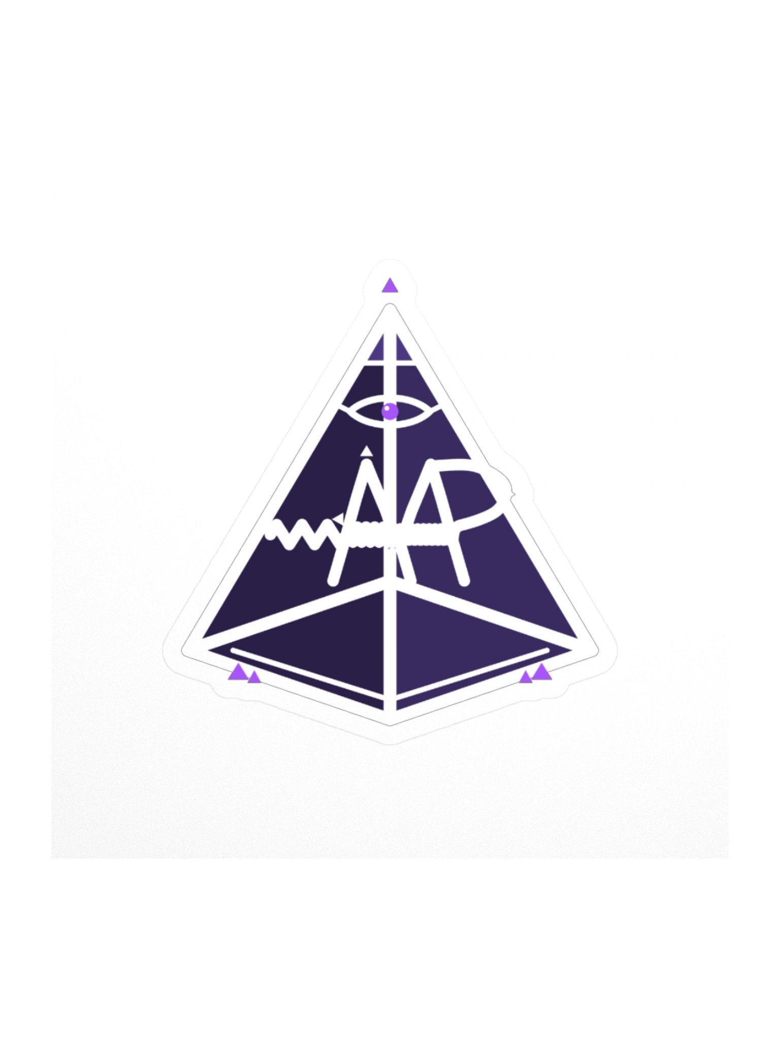 Mt. AMP Pyramid — Transfer Sticker product image (1)