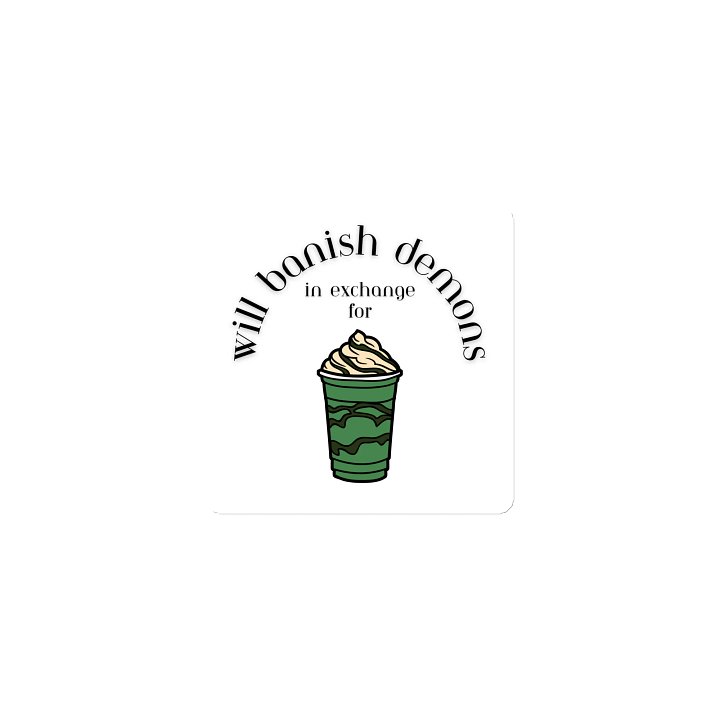 Double-shot peppermint frappe magnet product image (1)