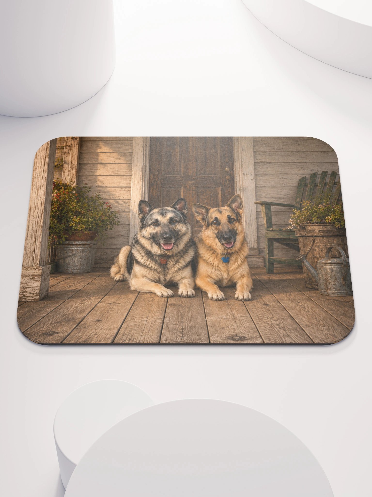 Home With Boone & Bear — Mouse Pad product image (1)
