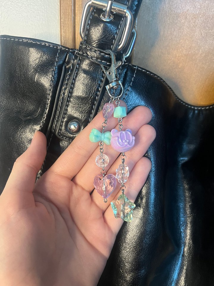 The Purple Cat Classic Bag Charm product image (2)