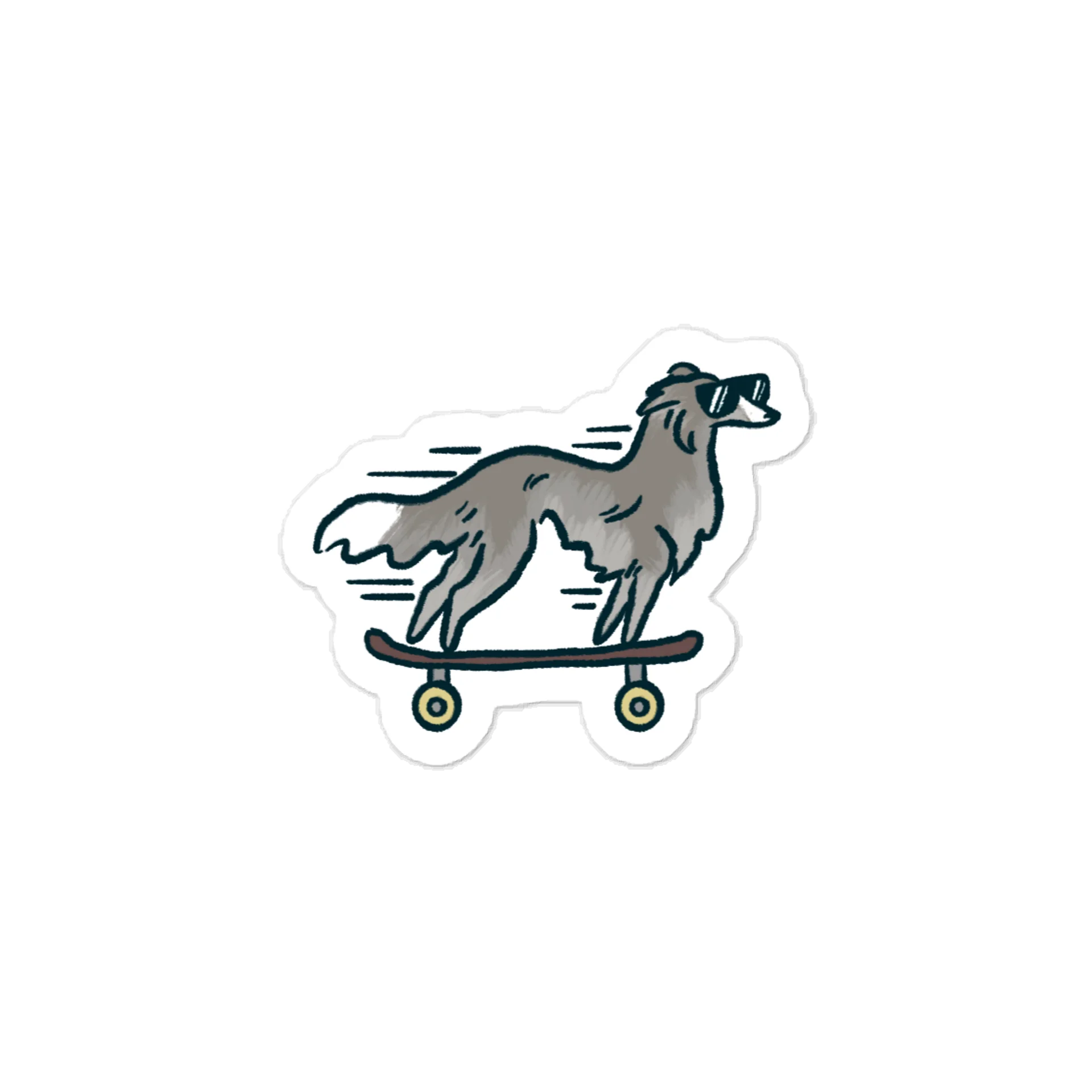 Fast Dog Sticker - Chinchilla product image (1)