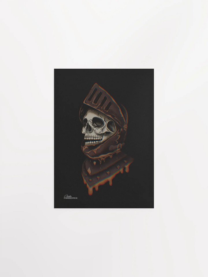 "Gothic Knight Skull" Poster product image (1)