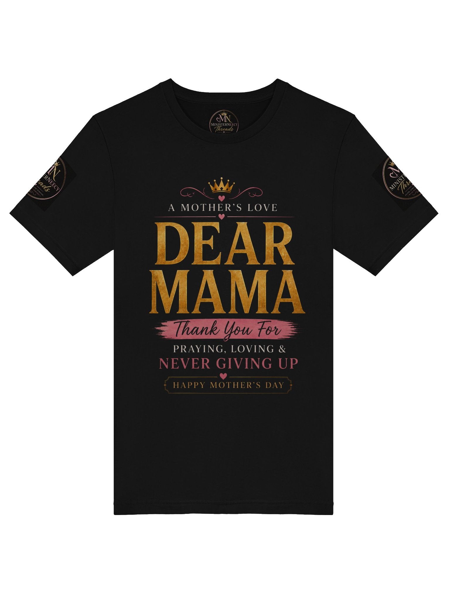 DEAR MAMA Gold & Pink Post Mother's Day Tee product image (5)