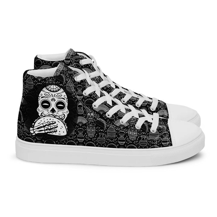 Taco Sugar Skull High Top White Female product image (2)