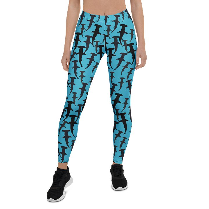 Schooling Hammerhead Sharks - Leggings - Clear Ocean product image (1)