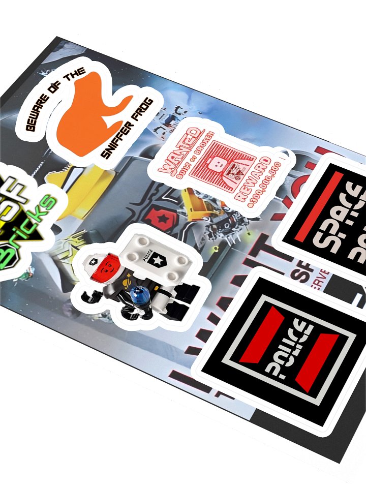 Space Police Sticker Pack product image (2)