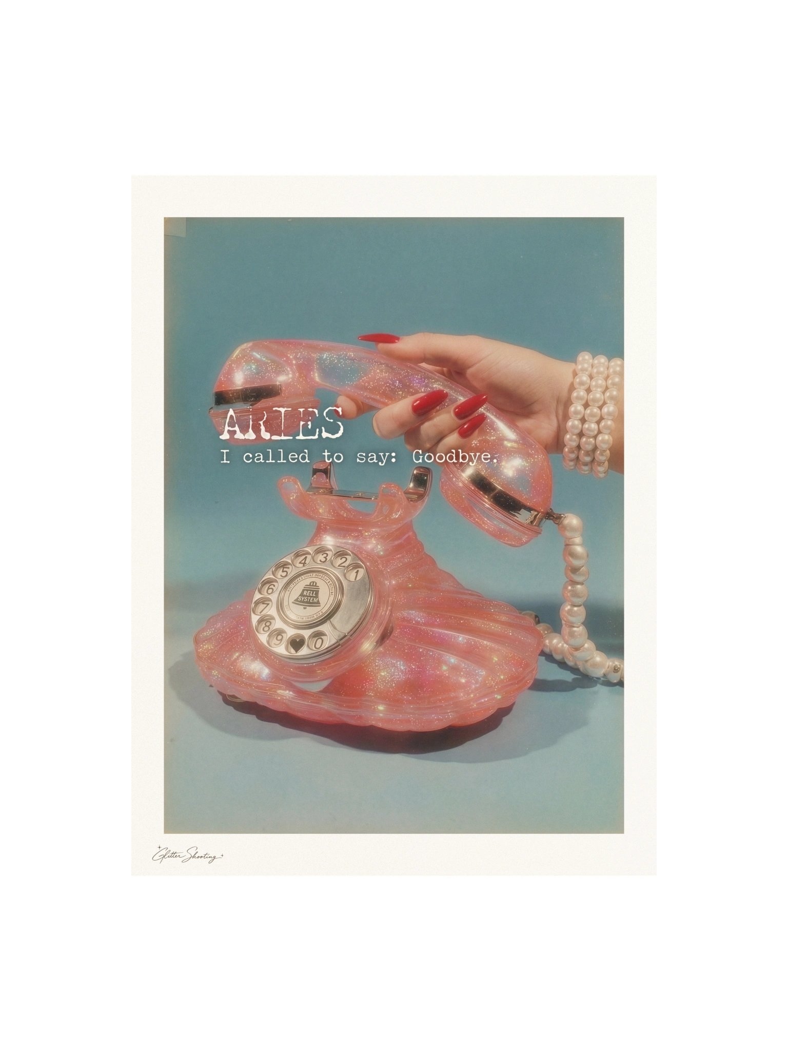 Aries Mermaid Zodiac Art Print product image (1)