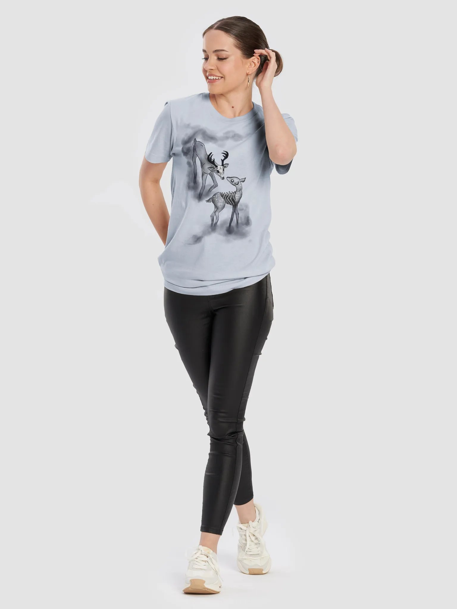 Forest Familiar Guardians - Doe and Stag T-Shirt product image (10)