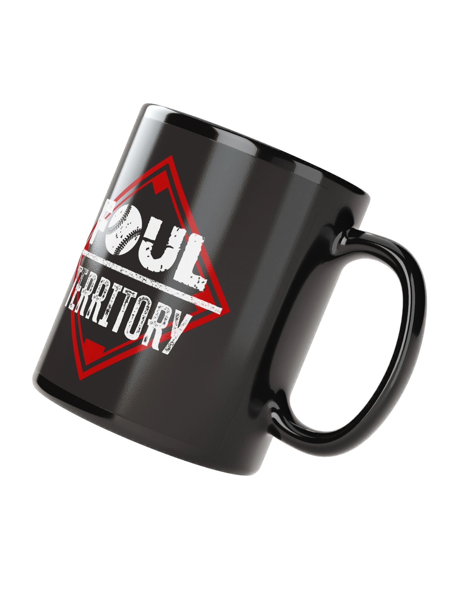 Foul Territory Glossy Black Mug product image (2)