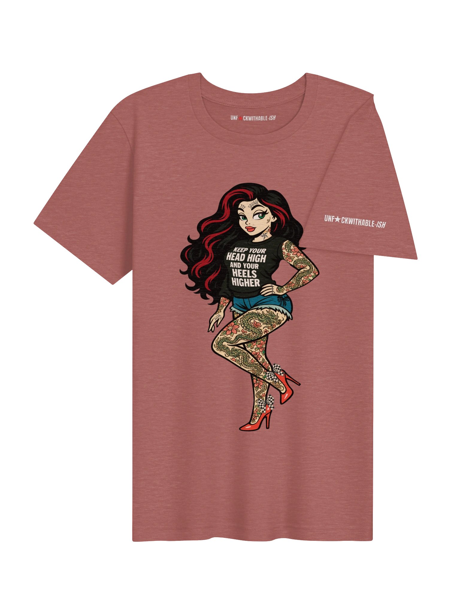 UNF★CKWITHABLE-ISH™ Women's Soft Graphic Classic T-Shirt Skarlitt product image (4)