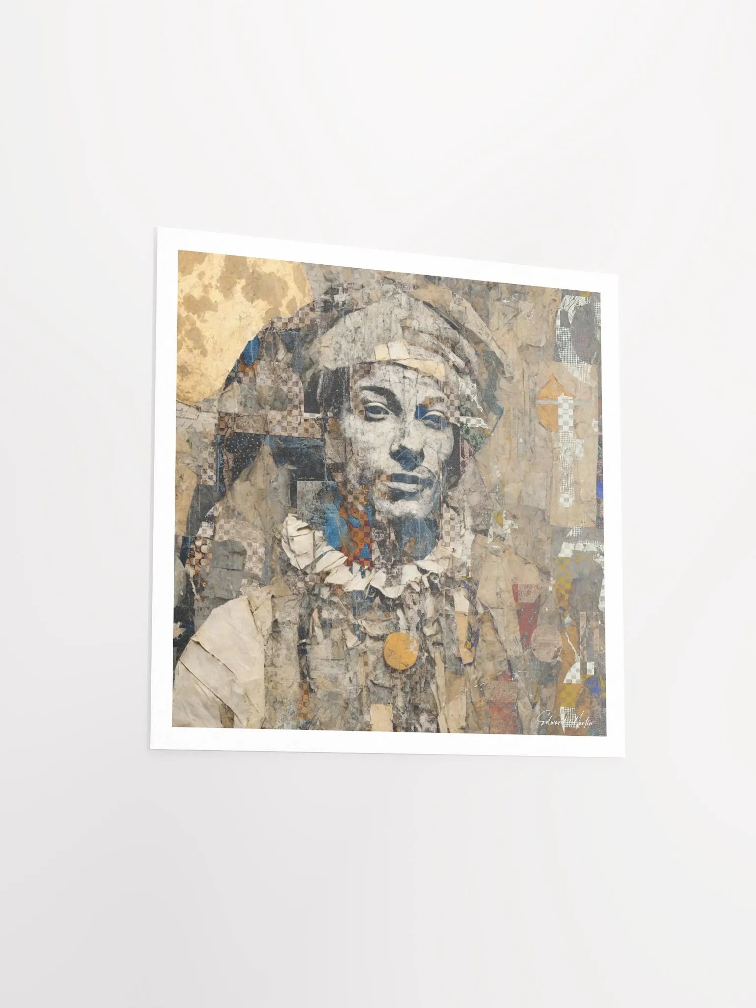 'To Laugh' by Edward Martin-Mixed Media Collage Print product image (4)