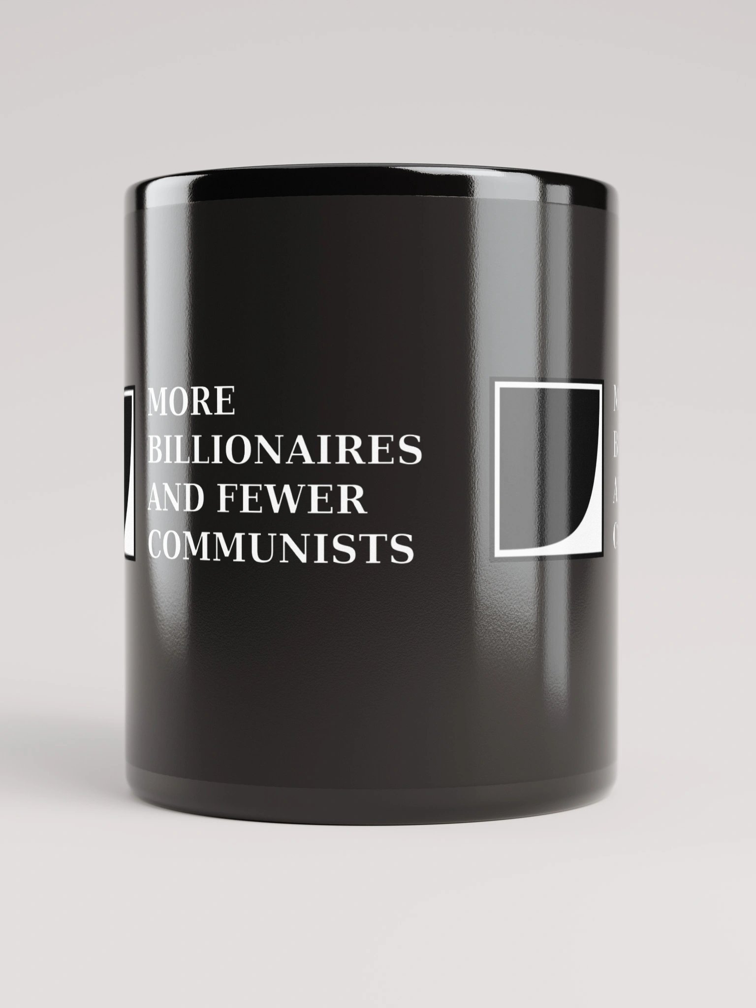 More Billionaires and Fewer Communists Black Mug product image (9)