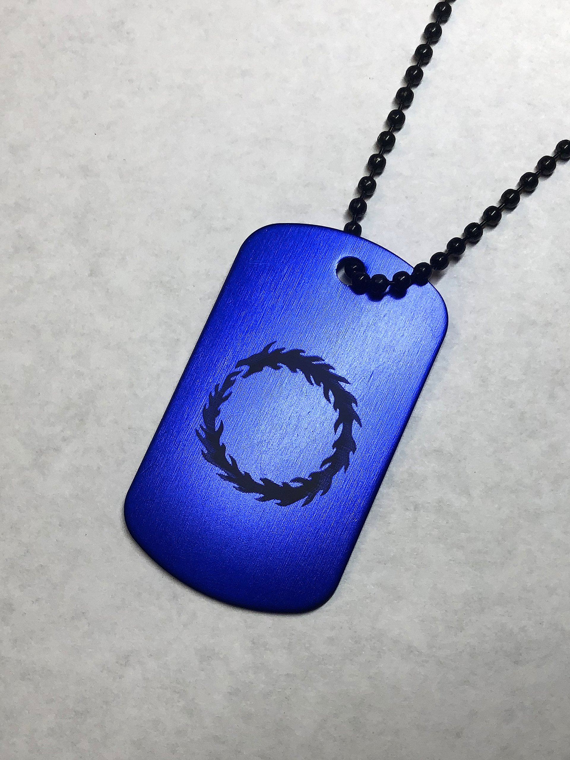 ARCANUM - Engraved Dog Tag Pendant Necklace product image (4)