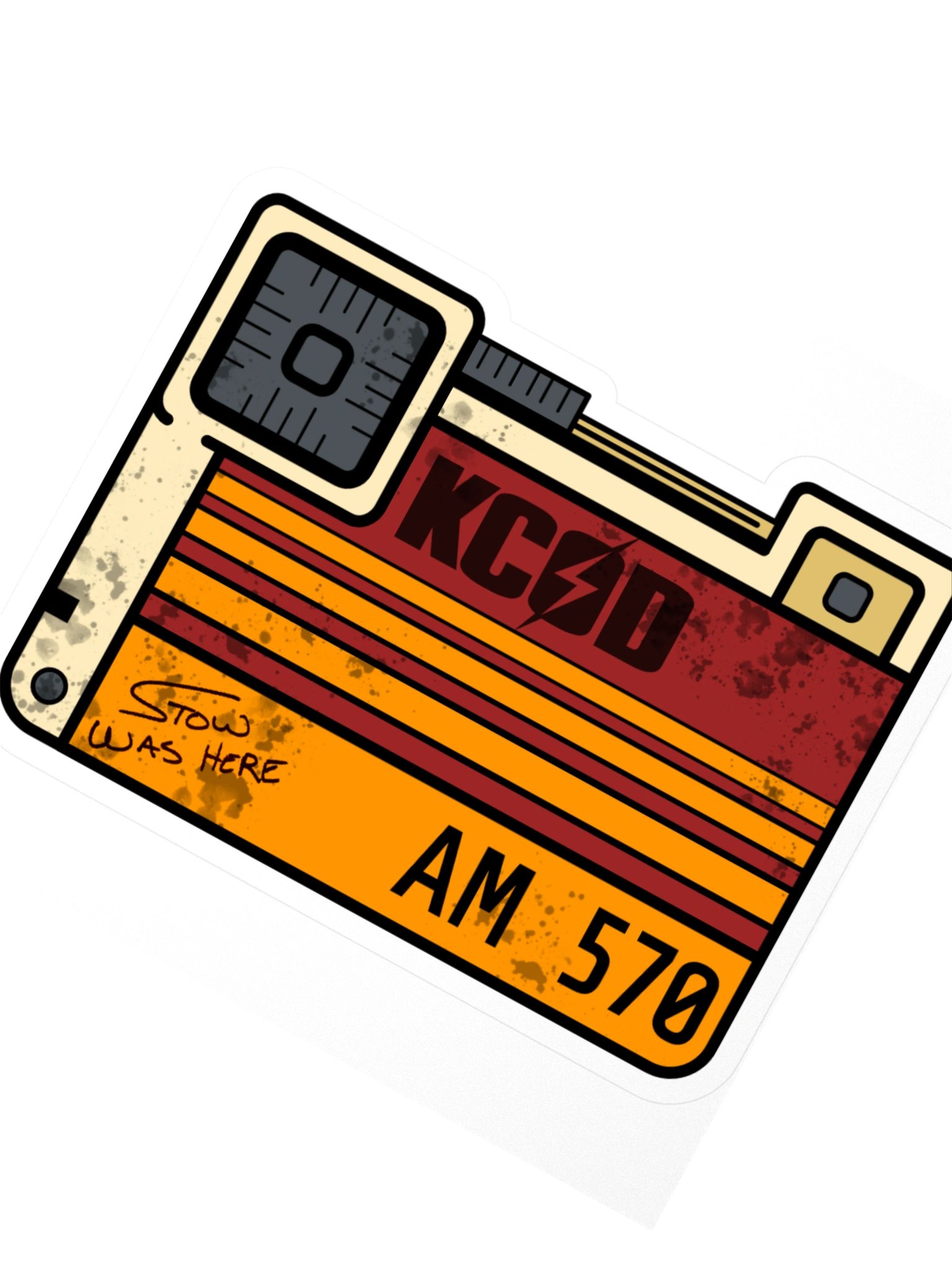 KCOD Wastes Holotape Sticker product image (2)