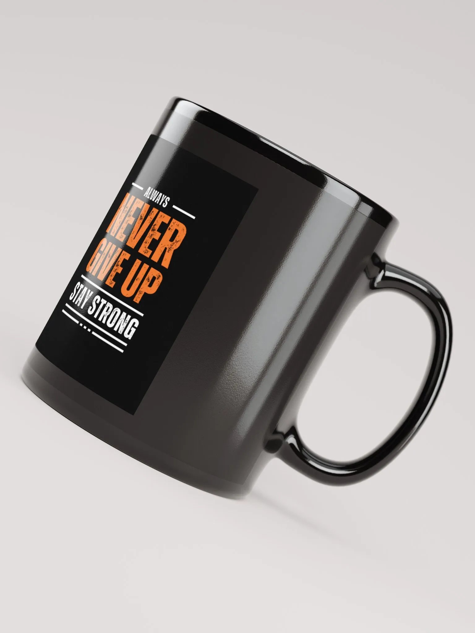 Never give up Mug product image (7)