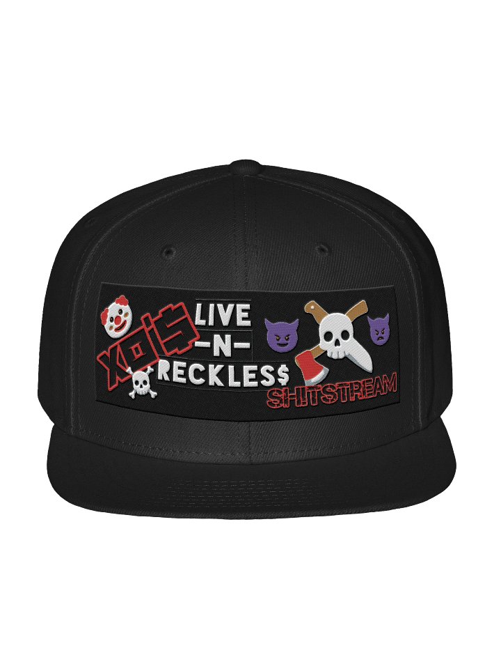 Xo's Live N Reckless $h!t $tream Logo -snap sack product image (1)