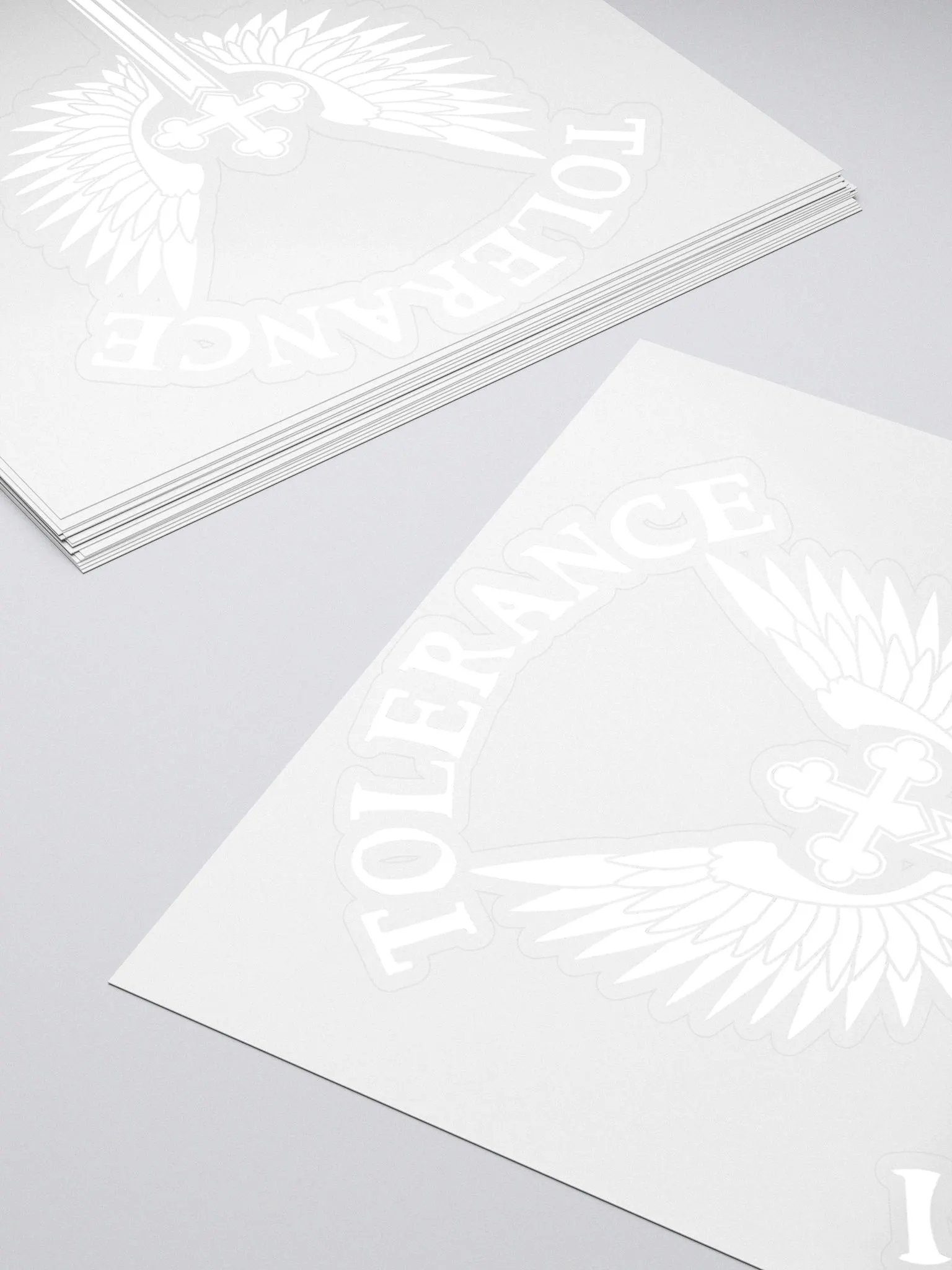 Tolerance is Not a Vitrue Sticker (White) product image (10)