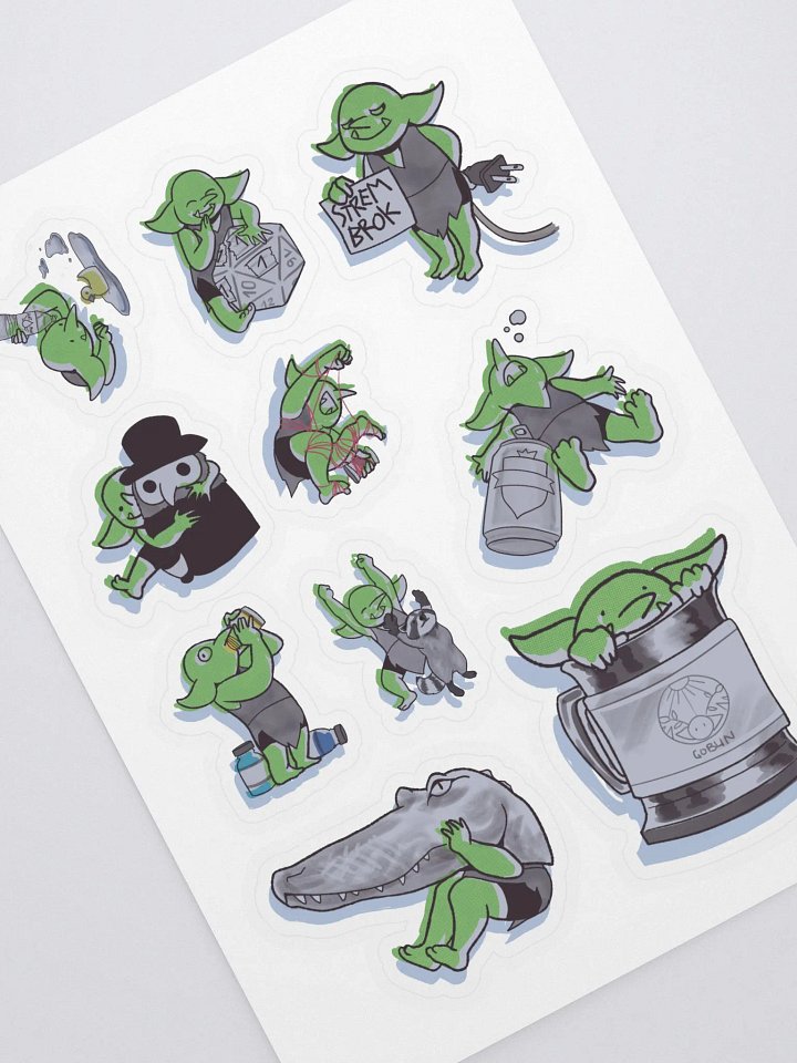 Goblin Sticker Sheet product image (1)