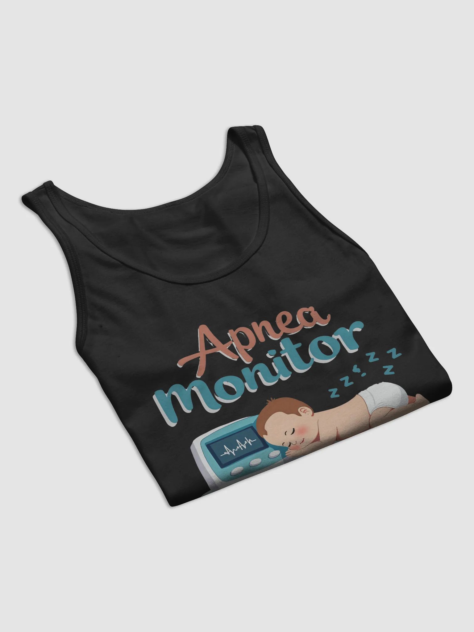 Guardian's Rest: Baby Apnea Monitor Illustration Tank product image (43)