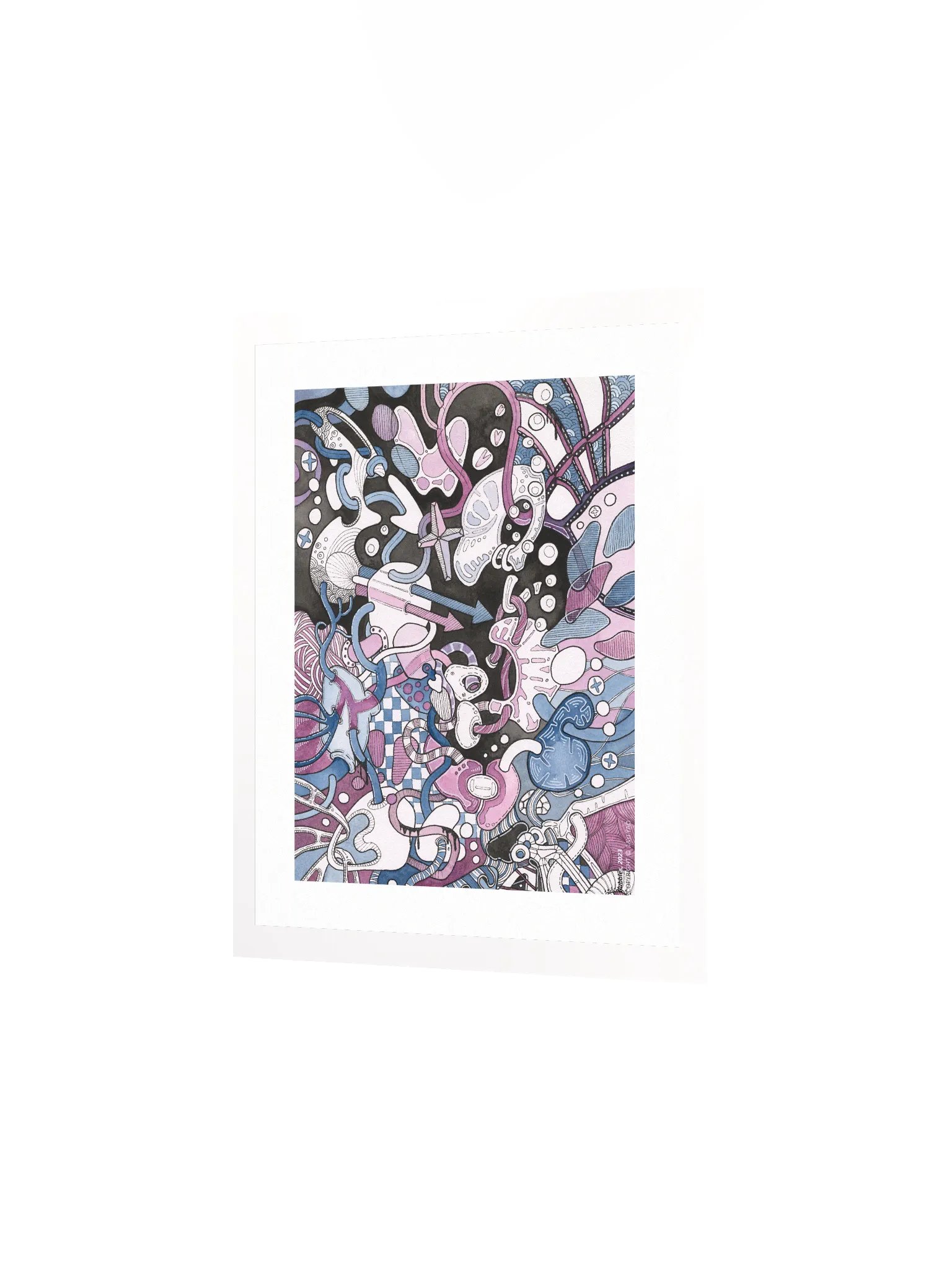 Bubbles - Original Art Print product image (3)