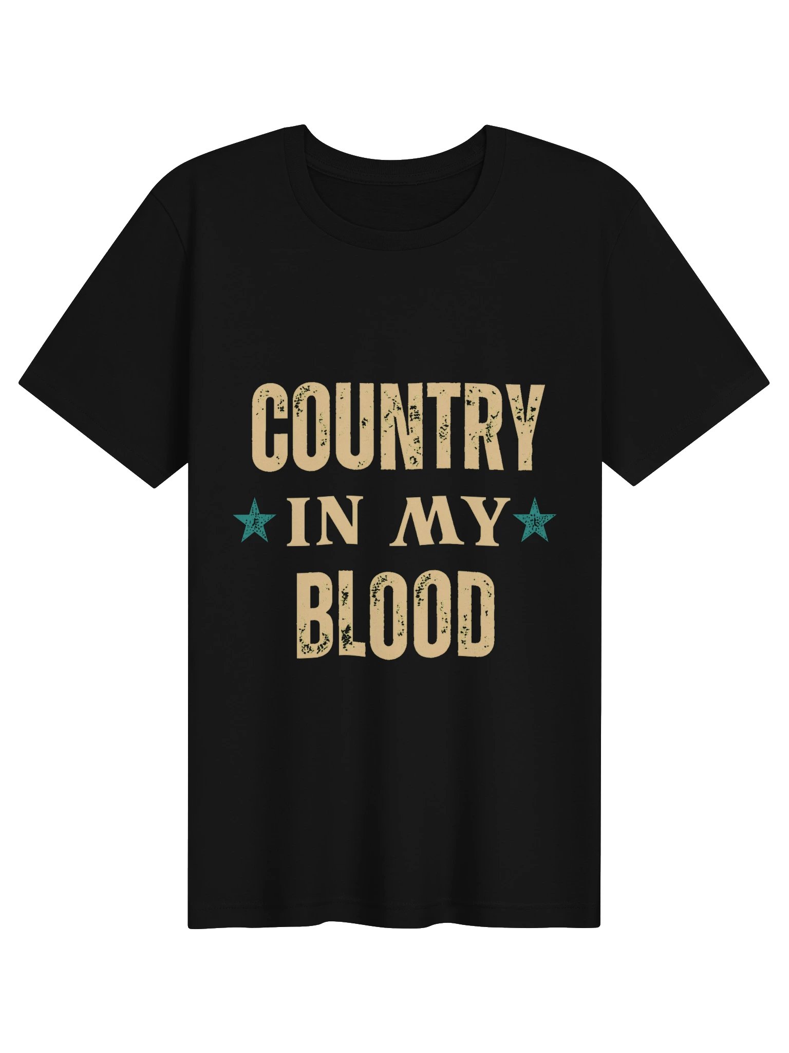 ZeekFamily Country In My Blood Bella+Canvas T-Shirt product image (1)
