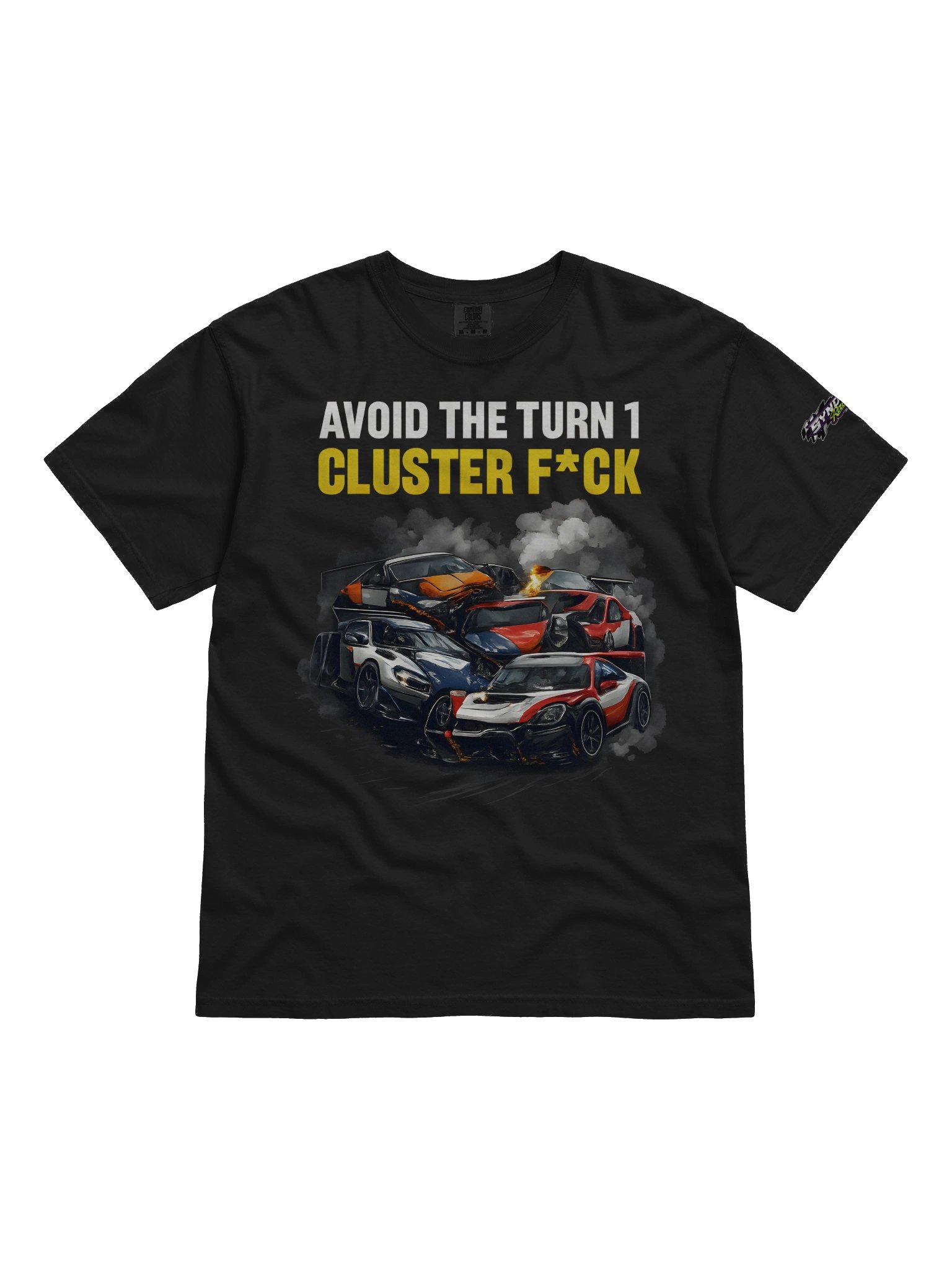 Avoid Turn 1 - Sim Racing Tee product image (2)