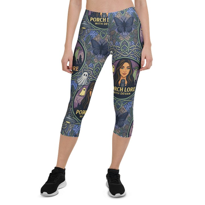 PORCH LORE DEVAN PERIWINKLE MOTH LEGGINGS product image (1)