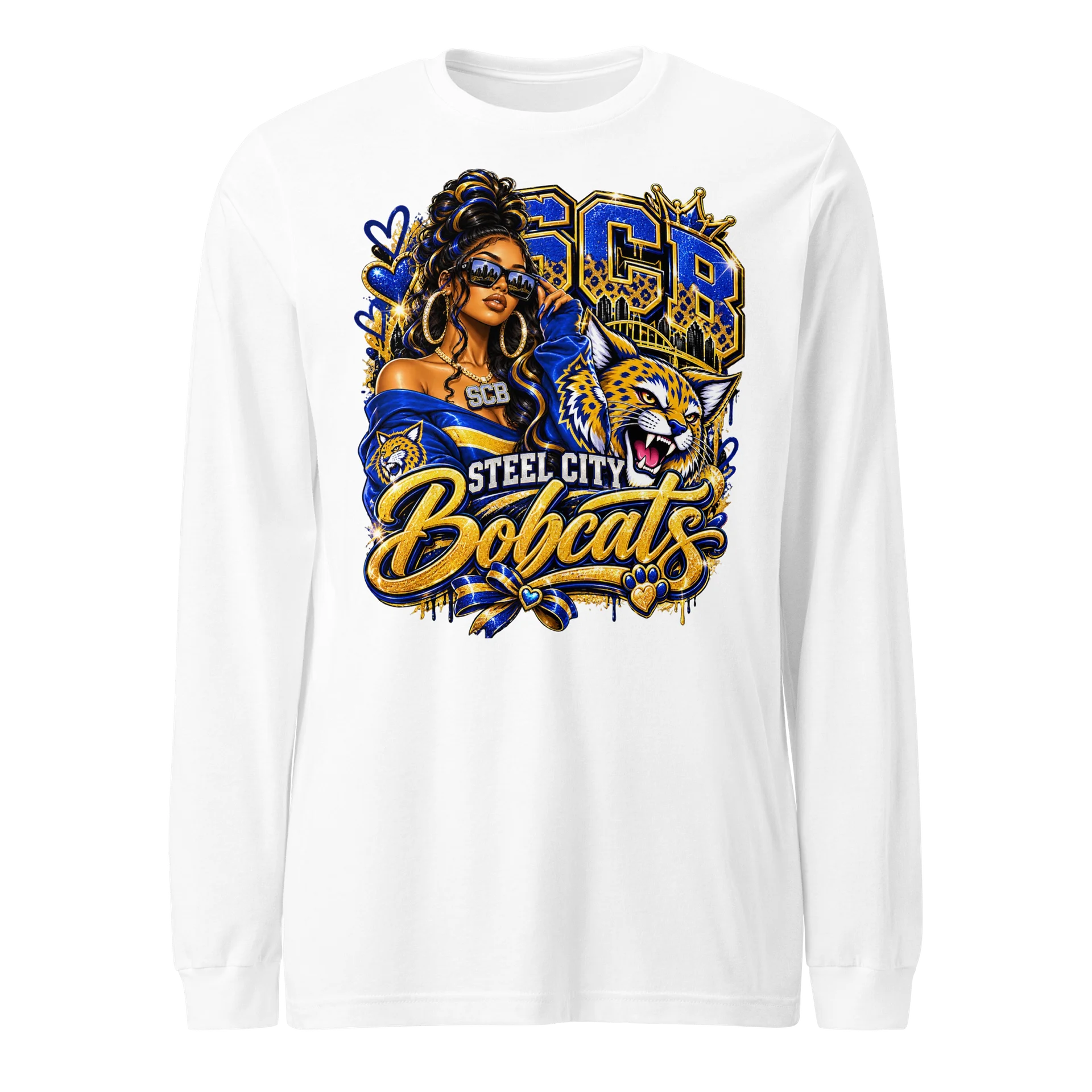 Women’s Steel City Bobcats SCB Graphic Long Sleeve Tee product image (1)