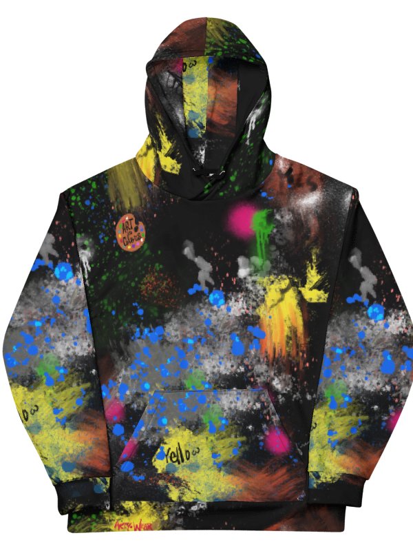 SplatterWear 'Color Splash' Unisex Art Hoodie product image (1)