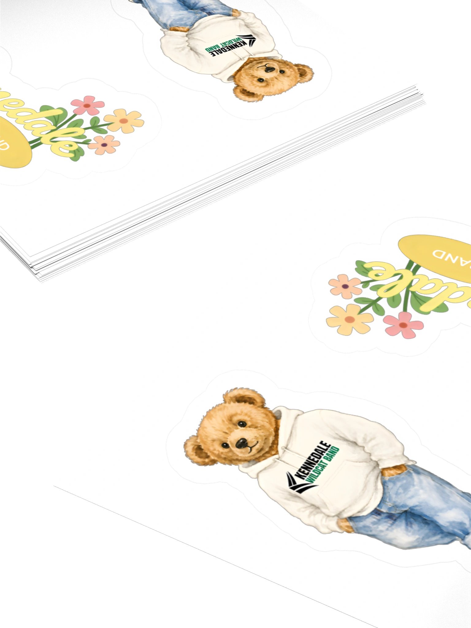 Kennedale Band Graphic Logo Sticker Sheet product image (10)