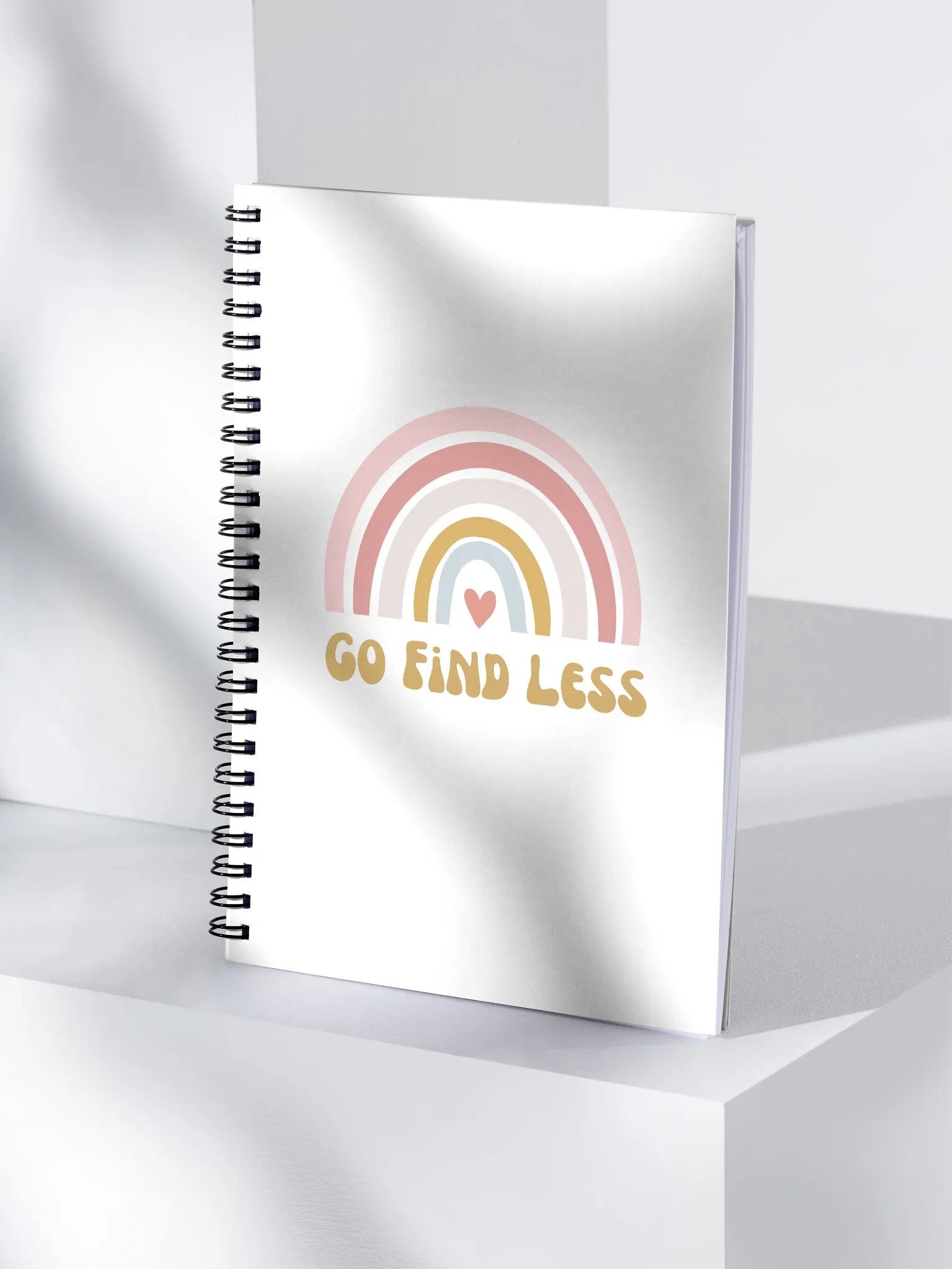 Spiral Notebook - Go find less product image (4)