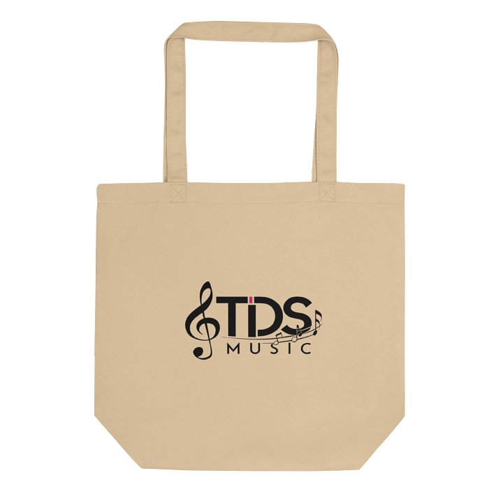TDS Music Organic Cotton Tote - Eco-Friendly with Music Design product image (1)