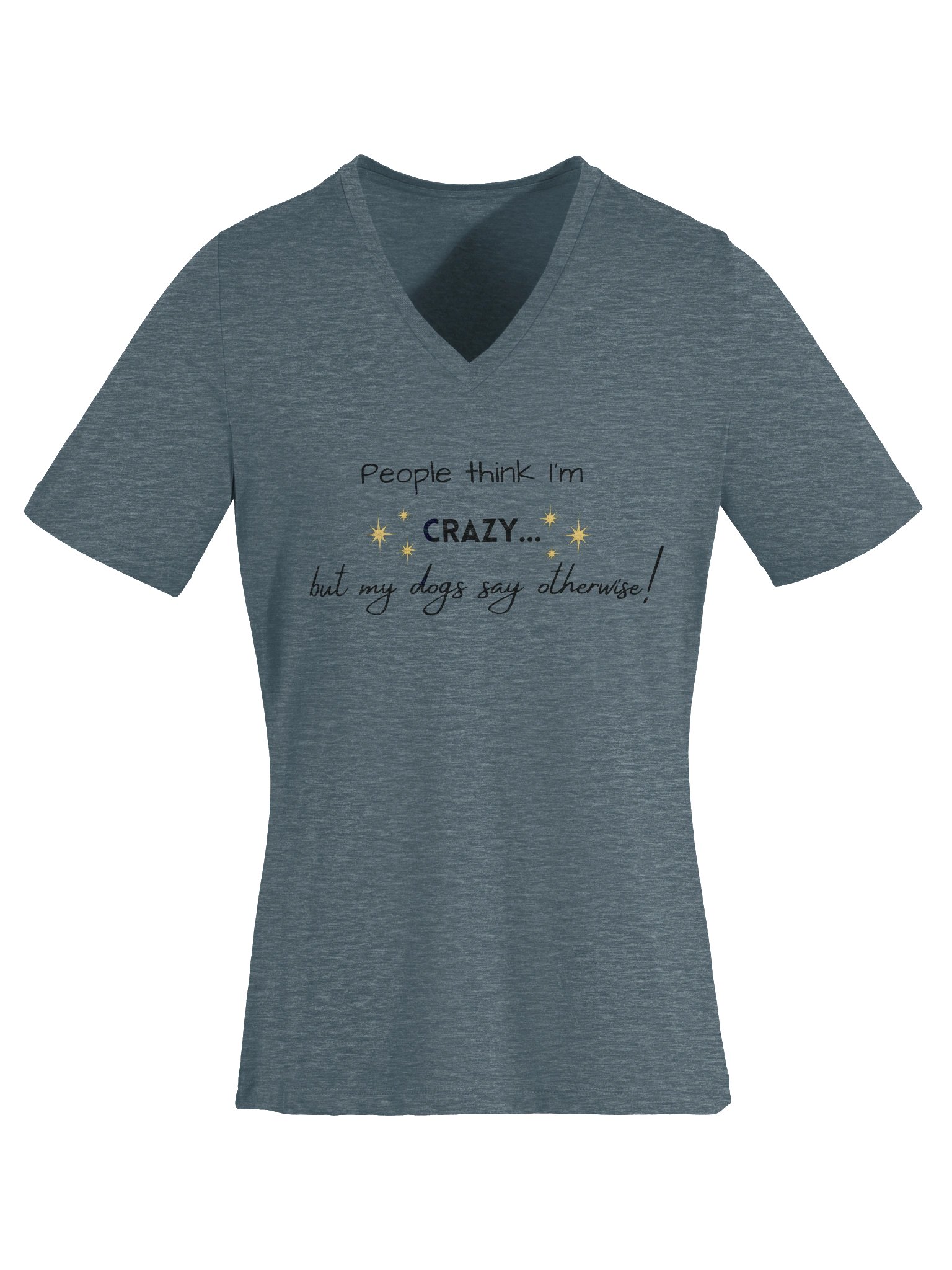 People Think I'm Crazy V-Neck product image (36)