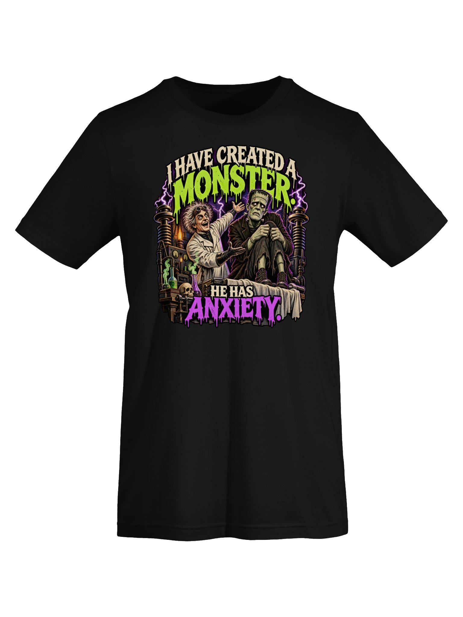 I Have Created a Monster Anxiety Horror Tee product image (19)