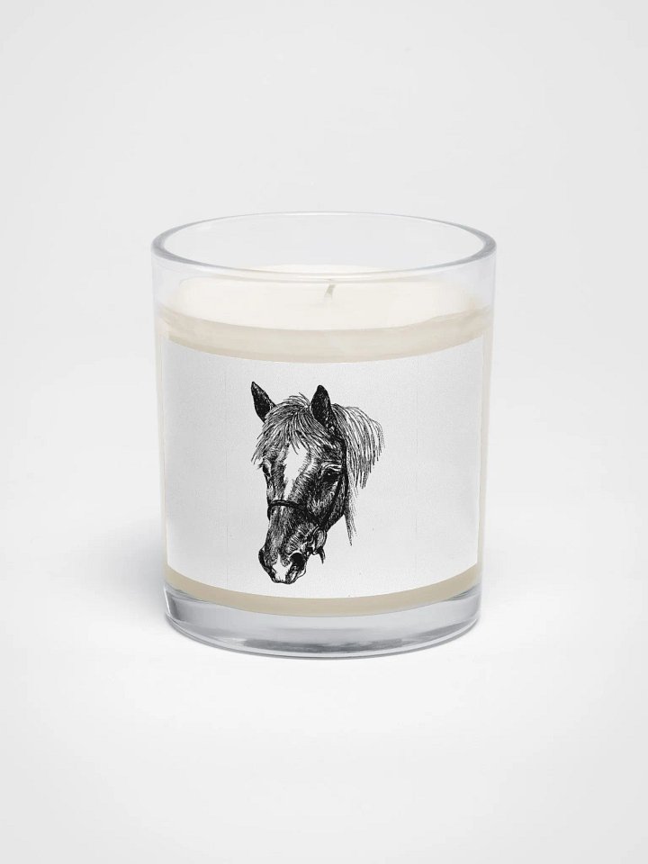 'Flossy' horse candle product image (1)