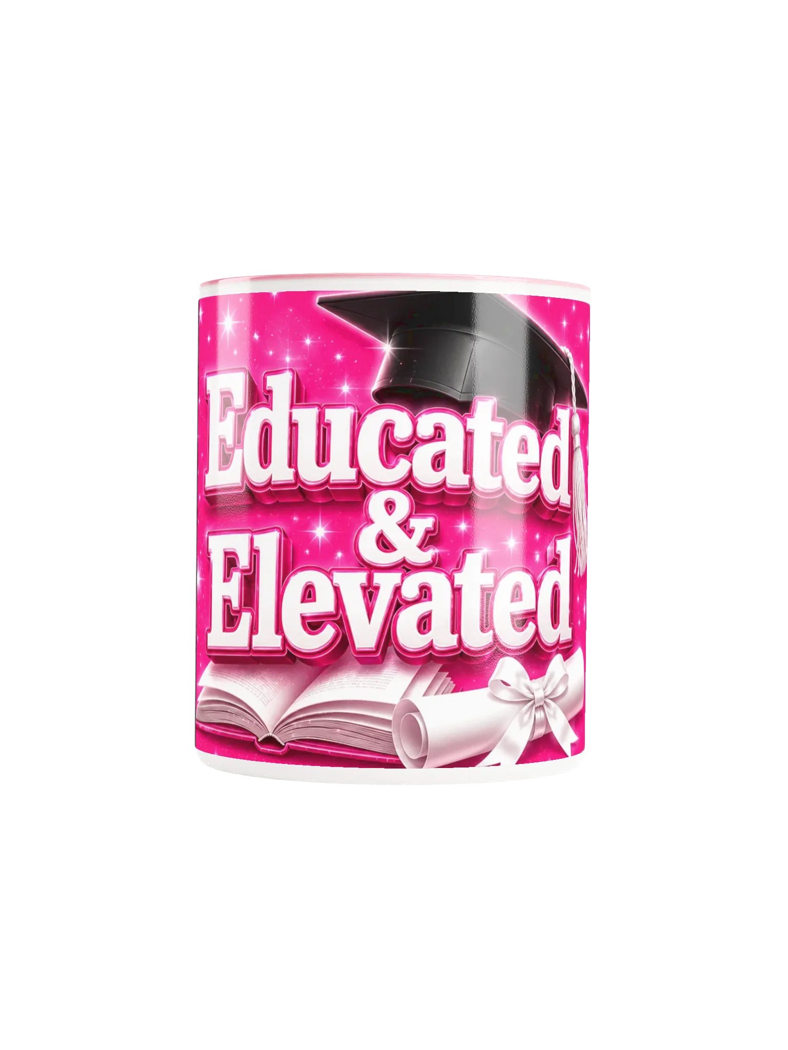 Educated & Elevated — Ceramic Graduation Mug 15oz product image (10)
