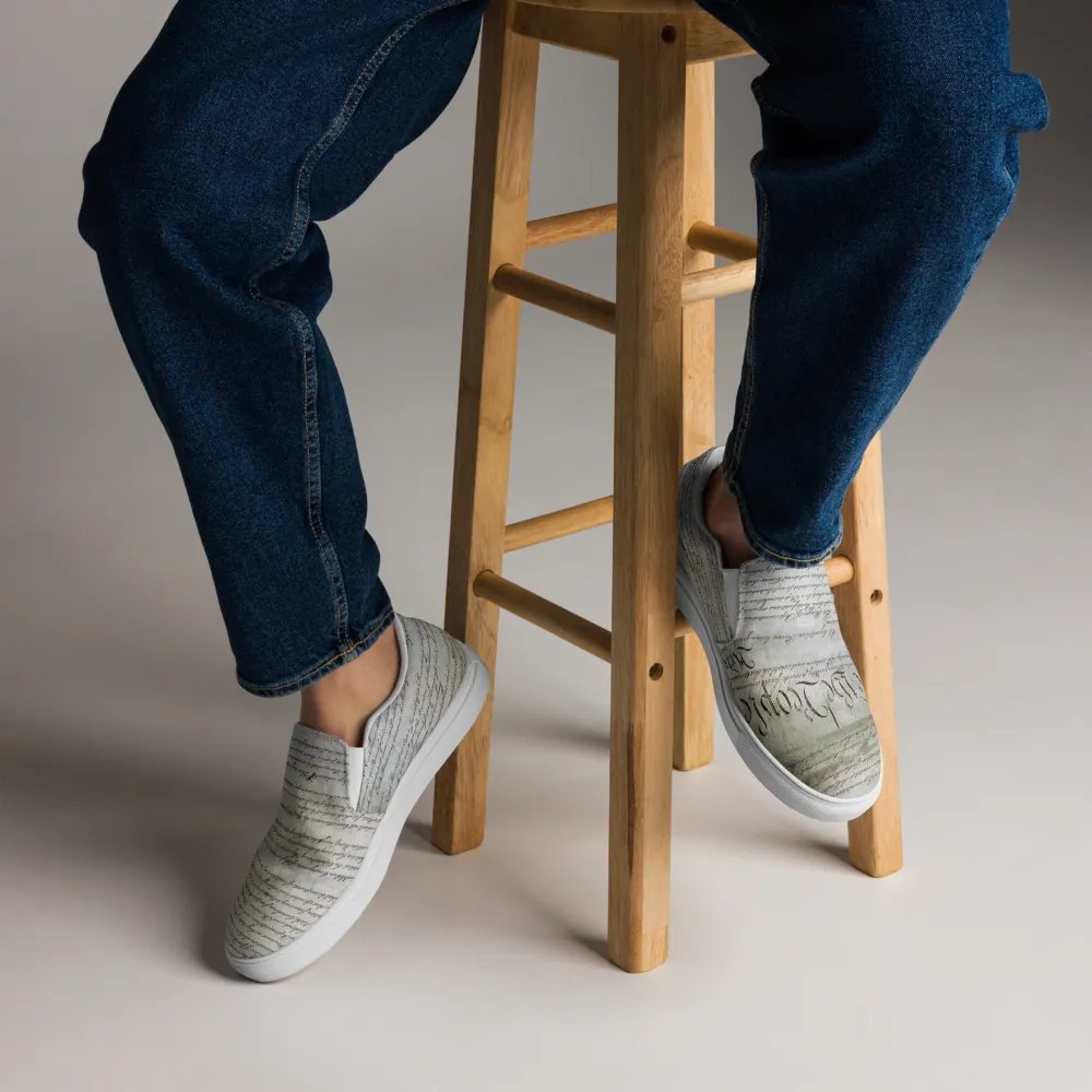 "Composition" Men's Canvas Shoes product image (1)