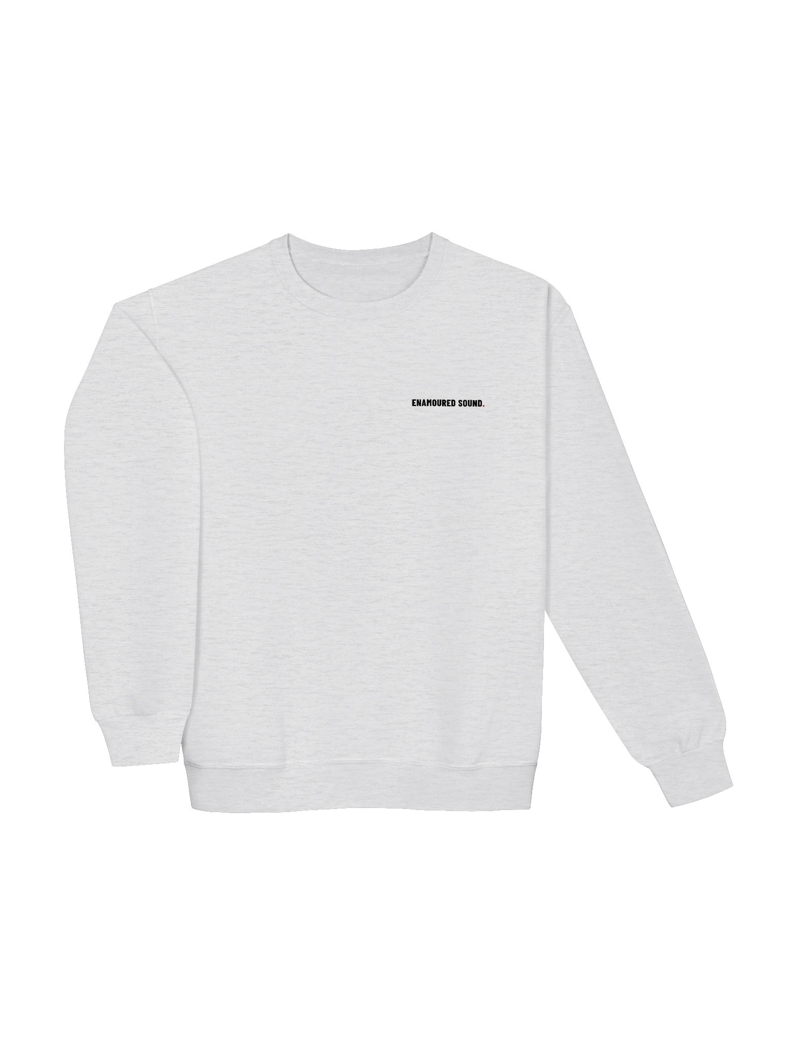 Enamoured Sound Minimalist Crew Sweatshirt - Black Logo product image (4)