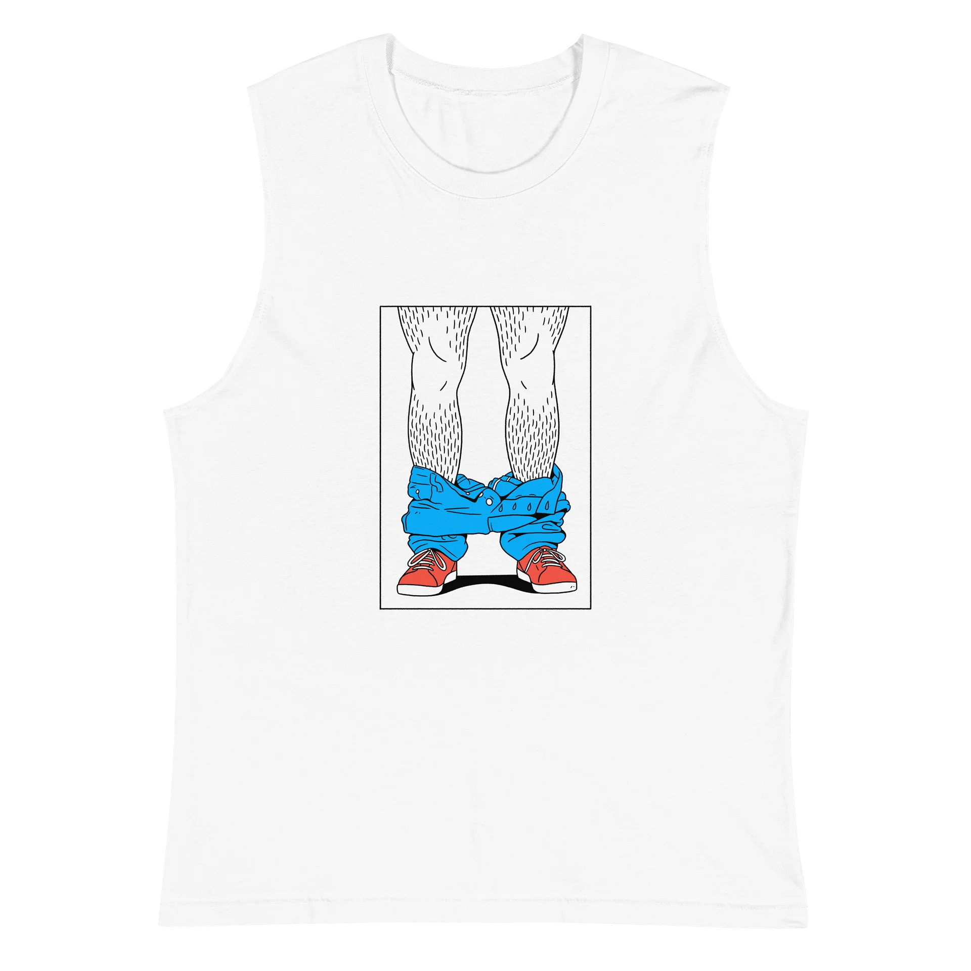 Pants Down Muscle Tank product image (4)