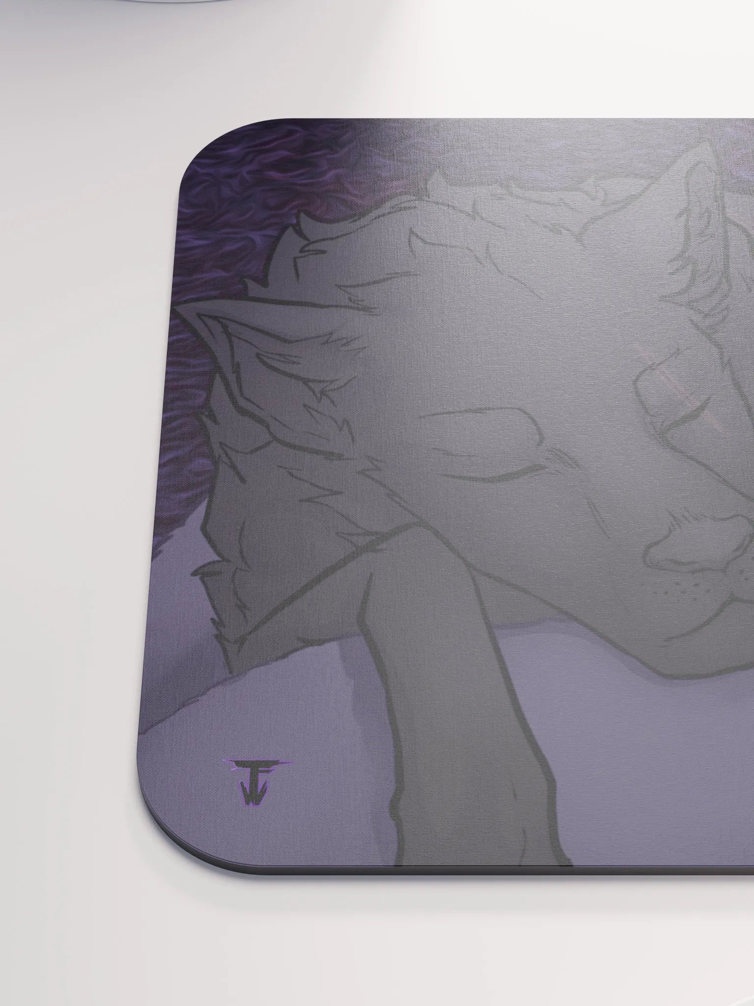 "The Slumbering Wolf" Mouse Pad product image (6)