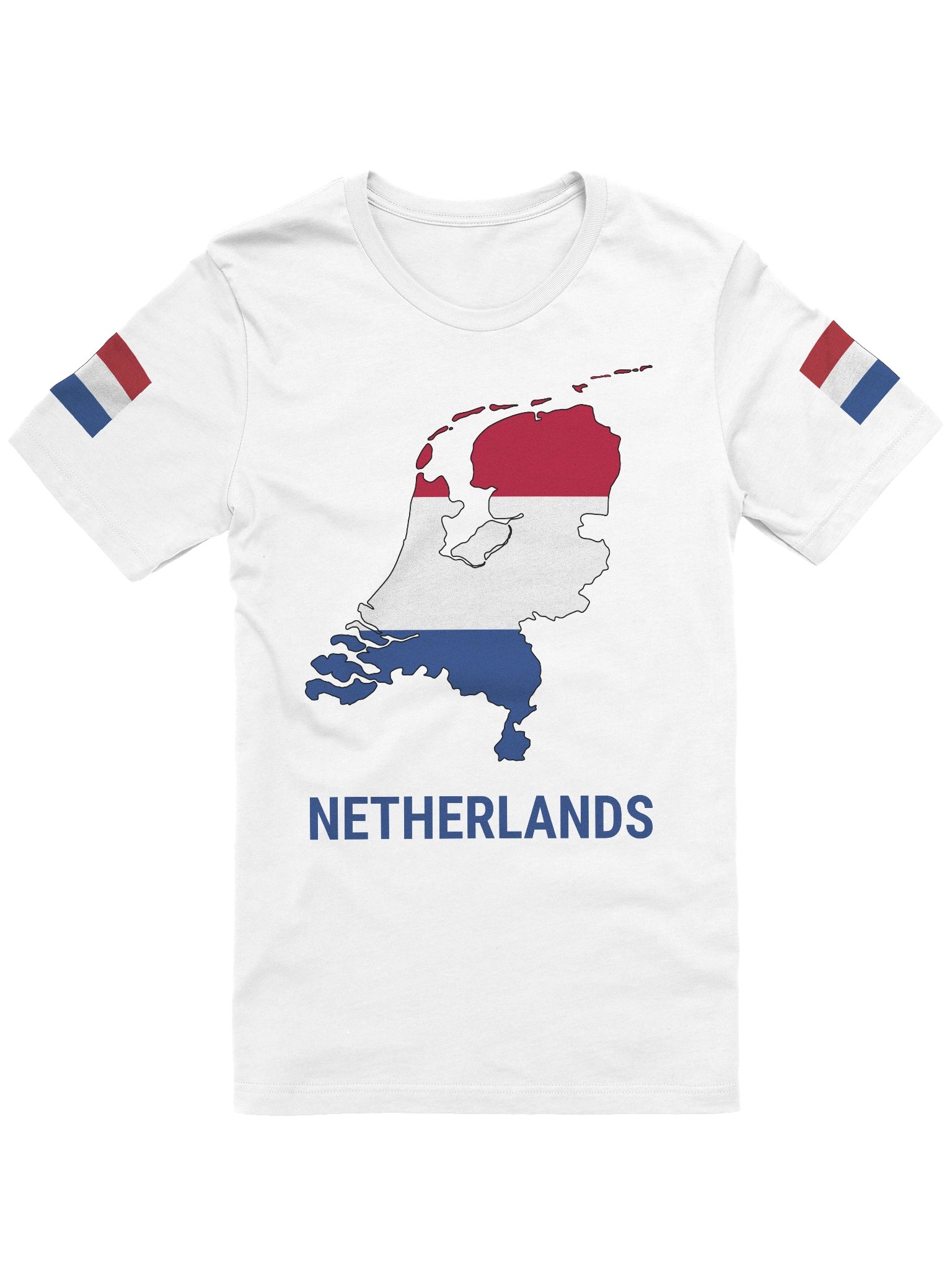 Netherlands 2026 World Cup Flag Tee - "Total Football" Map Edition - Premium Unisex T-Shirt product image (7)
